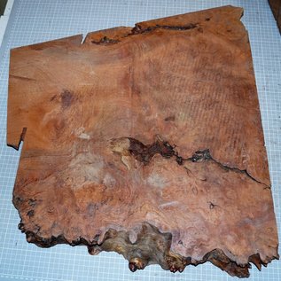 Sindora Burl, approx. 500 x 500 x 55 mm, 12,8 kg