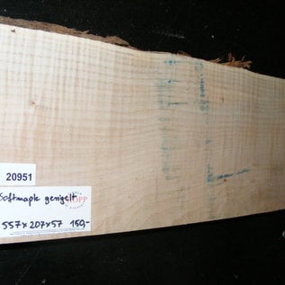 Softmaple Body fiddleback, approx. 557 x 207 x 57 mm 20951