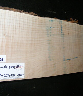 Softmaple Body fiddleback, approx. 557 x 207 x 57 mm 20951