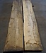 Ash table top pair, mirror cut, approx. 3850 x 580/540 x 52 mm, 11856