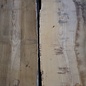 Ash table top pair, mirror cut, approx. 3850 x 580/540 x 52 mm, 11856