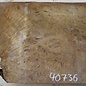 Laurel, burl slab, approx. 770 x 590 x 64 mm, 40736