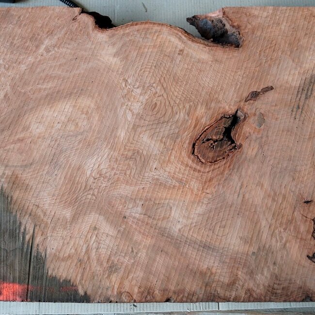 Redwood Maser, ca. 1200 x 520 x 52 mm, 60822