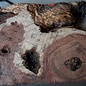 Redwood burl, approx. 800 x 610 x 52 mm, 60838