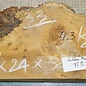 Golden Madrone burl, approx. 330 x 230 x 58 mm, 4,2 kg