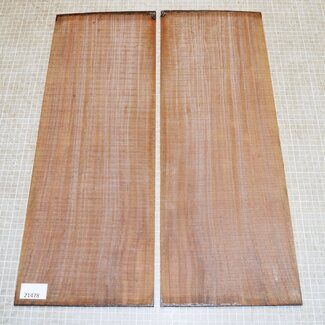 East indian rosewood, guitar bottoms, approx. 550 x 195 x 4 mm, ca. 1 kg