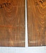 Cocobolo rosewood, guitar bottoms, approx. 550 x 230 x 3 mm, ca. 1,1 kg