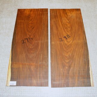 Cocobolo rosewood, guitar bottoms, approx. 550 x 230 x 3 mm, ca. 1,1 kg