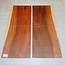 Cocobolo rosewood, guitar bottoms, approx. 550 x 230 x 3 mm, ca. 1,1 kg
