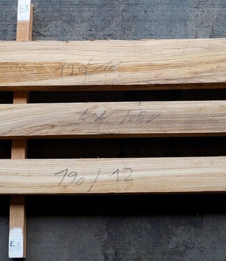 Zebrawood lumber, kiln dried