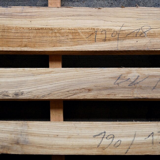 Zebrawood lumber, kiln dried