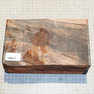Macassar Ebony, approx. 220 x 130 x 75 mm, 2,3 kg