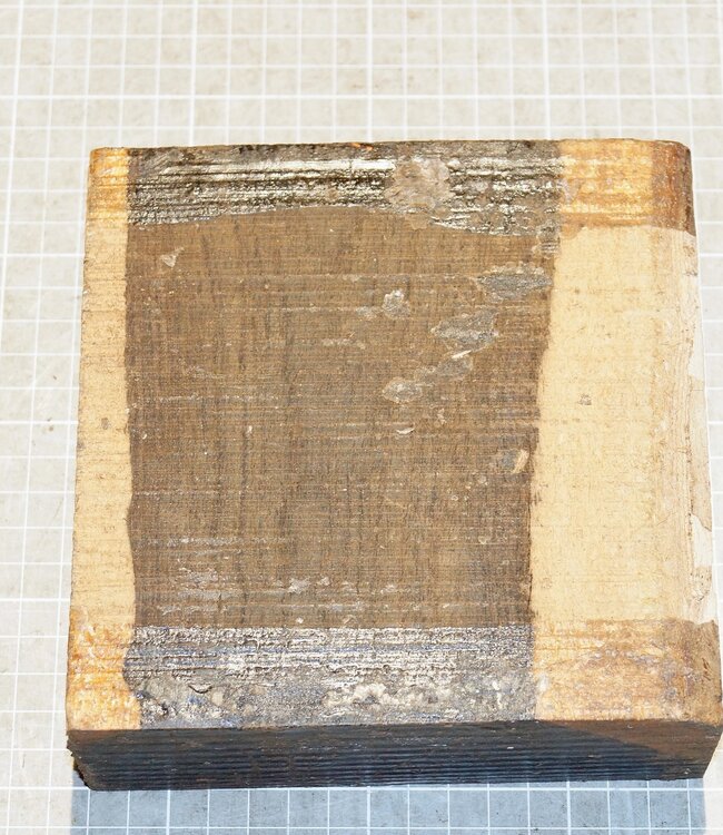 Bocote, approx. 150 x 150 x 50 mm, 1,4 kg