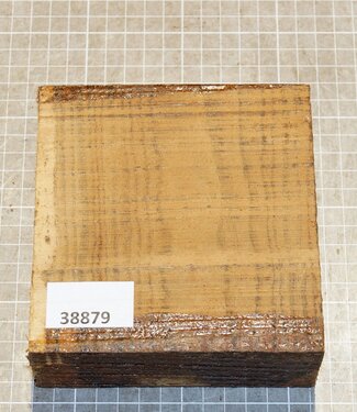 Bocote, ca. 130 x 130 x 50 mm, 0,9 kg