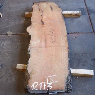 Pearwood, table top, approx. 1700 x 540(600) x 43 mm, 12173