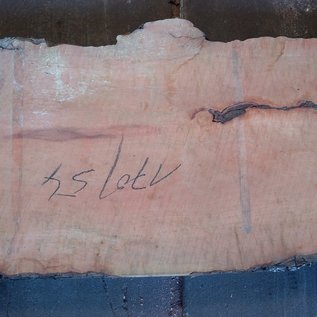 Birne Tischplatte, ca. 1700 x 540(600) x 43 mm, 12173