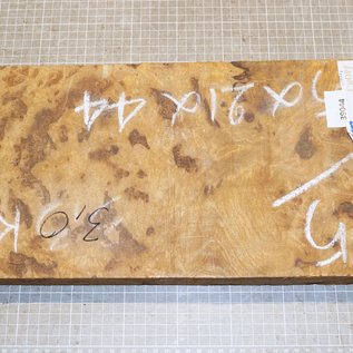 Golden Madrone burl approx. 430 x 210 x 38/41 mm, 3,0 kg