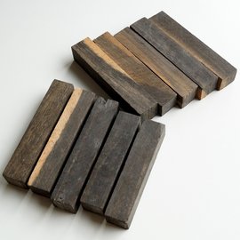 Ebony, marbled approx. 20 x 20 x 100 mm, 100 pieces