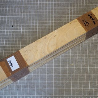 Satinwood, B-Quality, approx. 420 x 50 x 7 mm, 1,1 kg