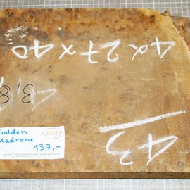 Golden Madrone Maser ca. 410 x 270 x 45 mm, 3,7 kg