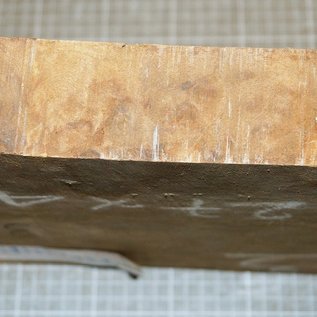 Golden Madrone burl approx. 410 x 270 x 45 mm, 3,7 kg