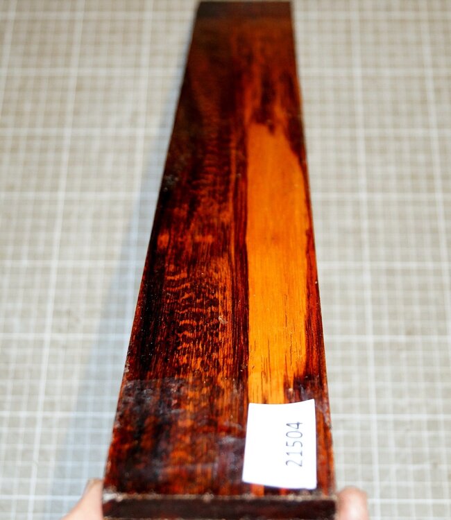 Snakewood MF, fingerboard blank approx. 510 x 70 x 9 mm, 0,5 kg