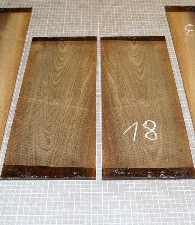 Bocote, Set back/side, mirror cut