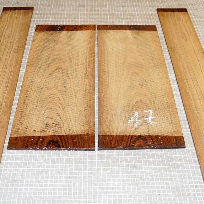 Bocote, Set back/side, mirror cut