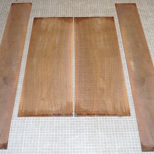 Black Walnut, Set back/side, mirror cut