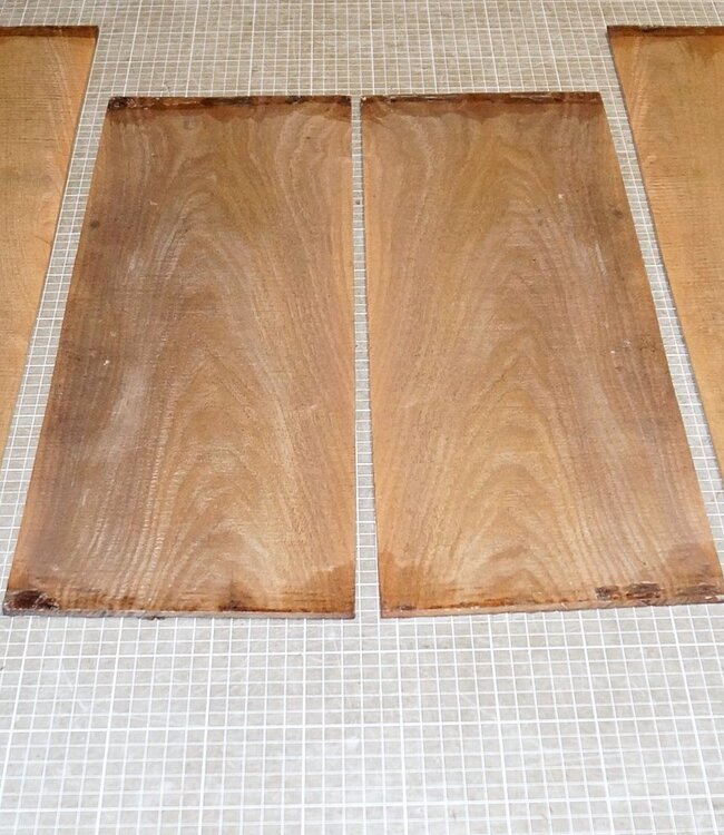 Black Walnut, Set back/side, mirror cut