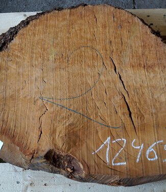 Madrona burl slab, approx. 680 x 650 x 40 mm, 12469