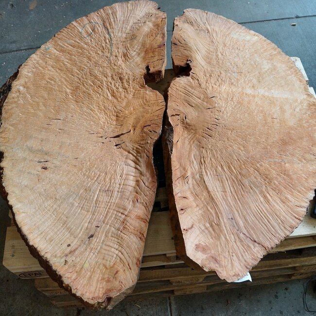 Madrona Maserplatten Paar, ca. 1200 x 700 x 40 mm, 12468 a+b