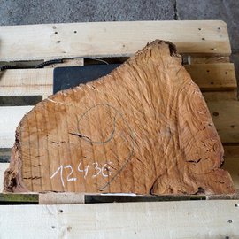 Madrona burl slab, approx. 630 x 500 x 40 mm, 12436