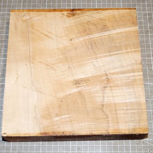 Euro Sycamore, fiddleback, approx. 220 x 220 x 52 mm, 1,5 kg