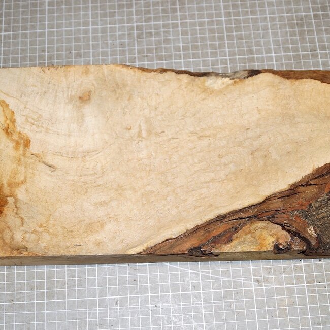 Spitzahorn gemasert, ca. 445 x 185 x 52 mm, 2,5 kg