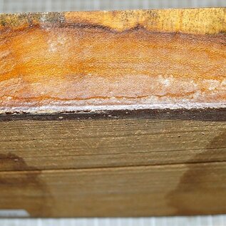 Iroko, Kambala, approx. 230 x 230 x 55 mm, 2 kg