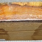 Iroko, Kambala, approx. 230 x 230 x 55 mm, 2 kg
