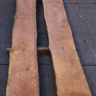 Pearwood flamed, 52 mm thick, lumber, 5 boules, BBR-03