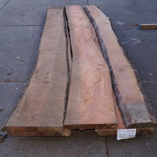 Pearwood flamed, 52 mm thick, lumber, 5 boules, BBR-03