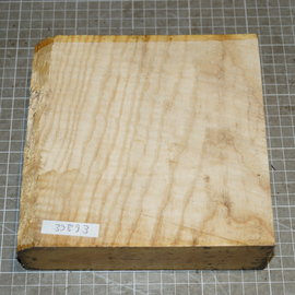 Ash, fiddleback, approx. 170 x 170 x 55 mm, 1,3 kg