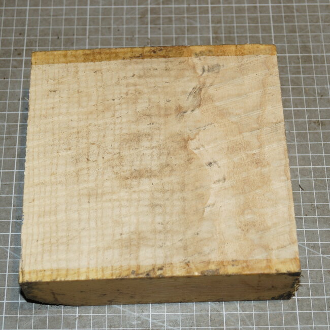 Esche, geriegelt, ca. 170 x 170 x 55 mm, 1,3 kg