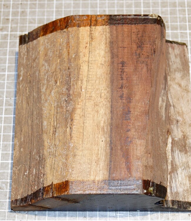 Ostindisch Palisander, ca. 175 x 175 x 75 mm, 1,4 kg