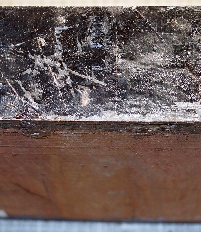 Cocobolo Palisander ca. 250 x 250 x 59 mm, 3,7 kg