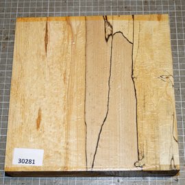 Beech, spalted, approx. 220 x 220 x 52 mm, 1,3 kg