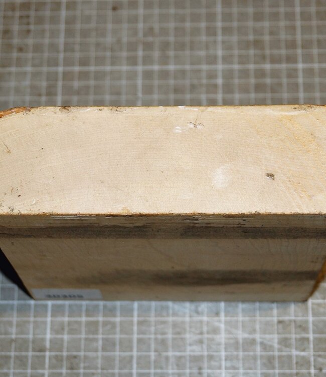 EU Sycamore fiddleback, approx. 155 x 155 x 50 mm, 0,8 kg