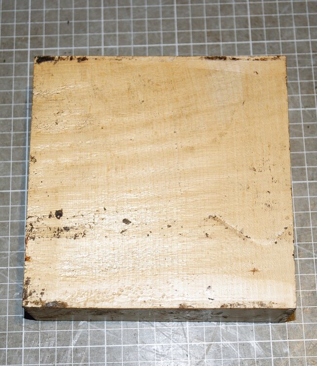 EU Sycamore fiddleback, approx. 150 x 150 x 48 mm, 0,8 kg