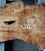 Poplar burl, approx. 990 x 800/640 x 65 mm, 12668