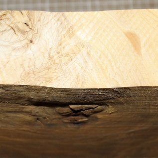 Ash burl, approx. 260 x 250 x 51 mm, 2,7 kg