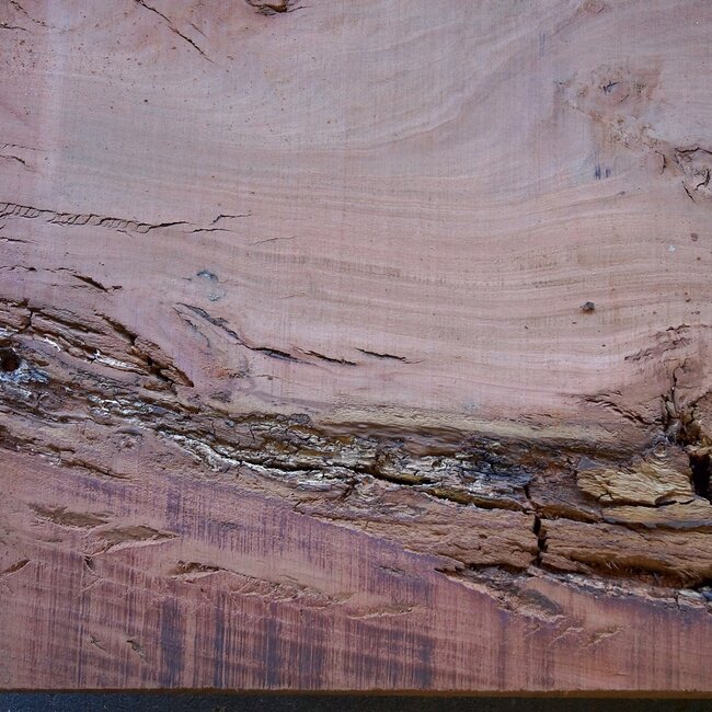 Eucalyptus table top, approx. 1400 x 600(800) x 75 mm, 12639