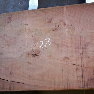 Eucalyptus table top, approx. 1400 x 820(880) x 75 mm, 12641
